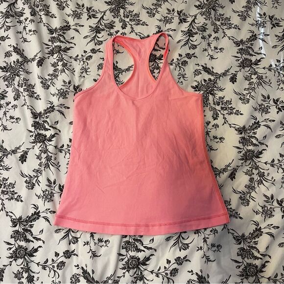lululemon cool racerback tank light pink size 6 - Picture 1 of 5